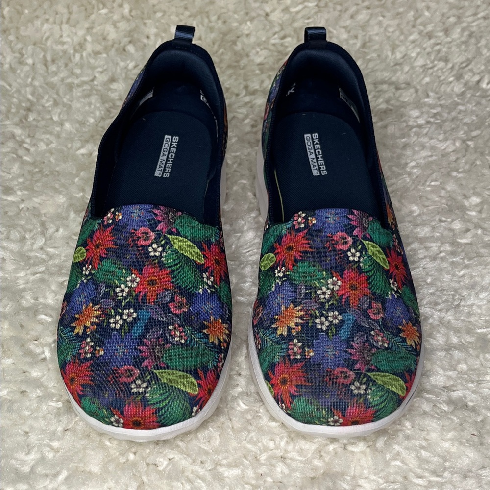 Skechers Women's Floral Slip-On Shoes - Multicolor